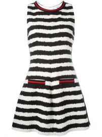 MSGM Striped Flared Dress at Farfetch